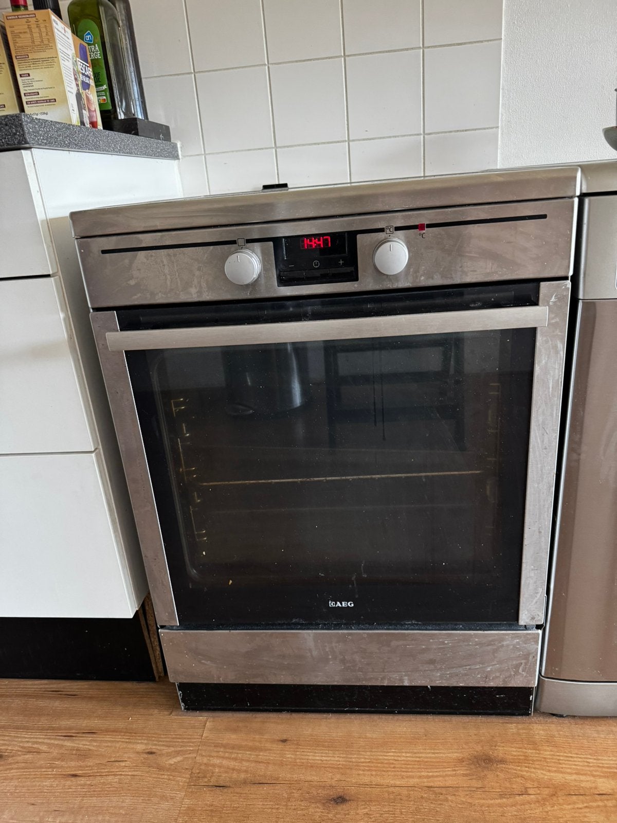 RVS inductie fornuis, Witgoed en Apparatuur, Fornuizen, Ophalen, 4 kookzones, Zo goed als nieuw, Inductie