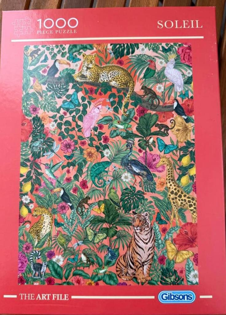 Gibson puzzel Soleil 1000 stukjes, Ophalen of Verzenden, 500 t/m 1500 stukjes, Zo goed als nieuw