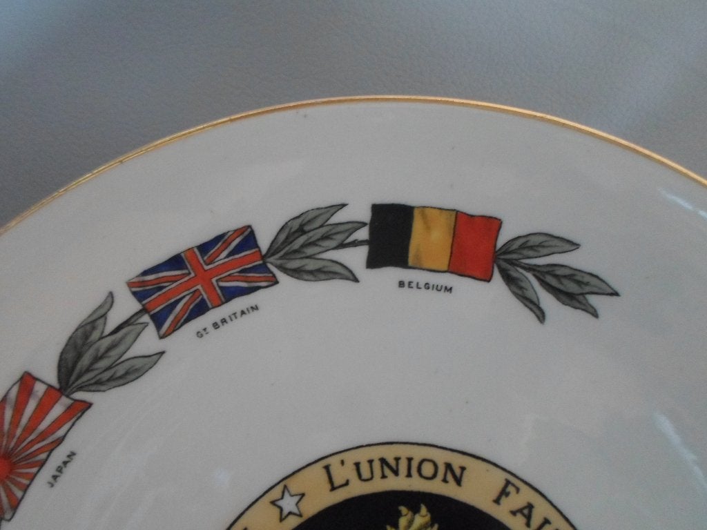 Goss WWI Allied Commemorative Plate 1916, Ophalen of Verzenden, Landmacht, Nederland