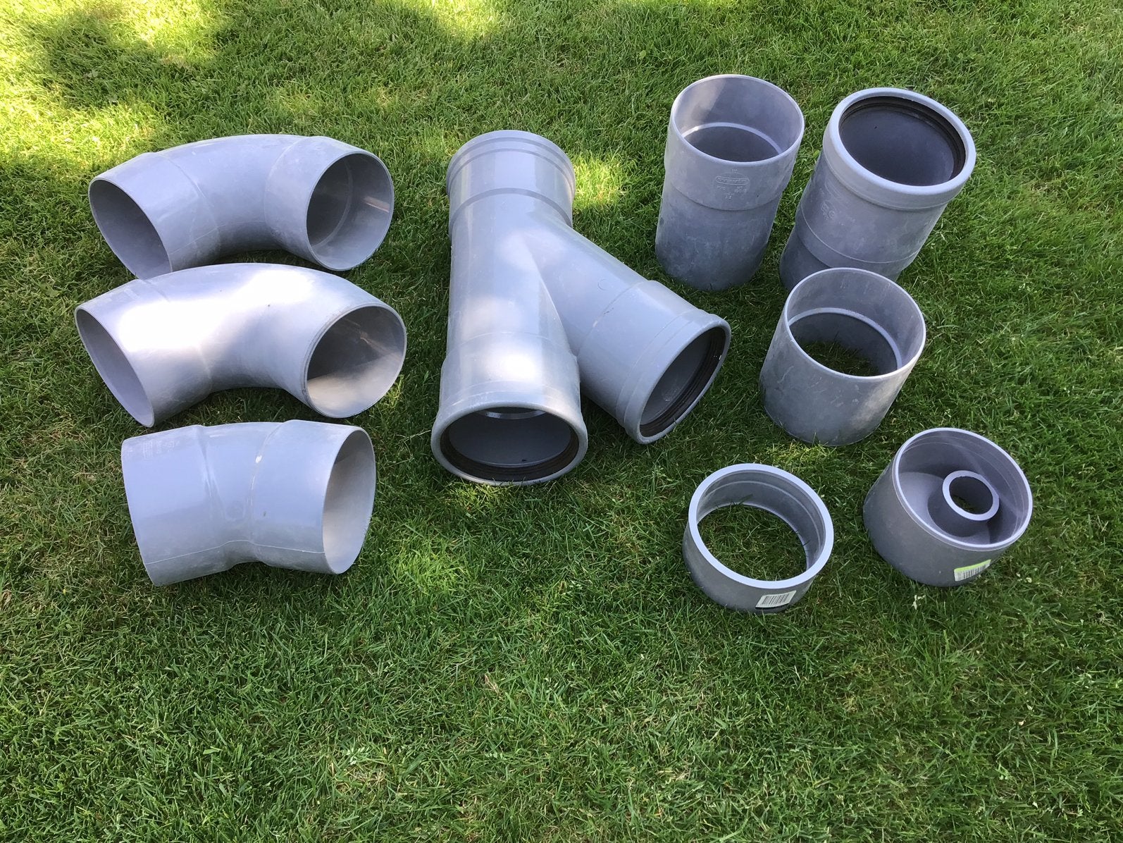 PVC rioolbuis 80 - 75 - 70, Bochten, Pvc, Ophalen of Verzenden, Zo goed als nieuw