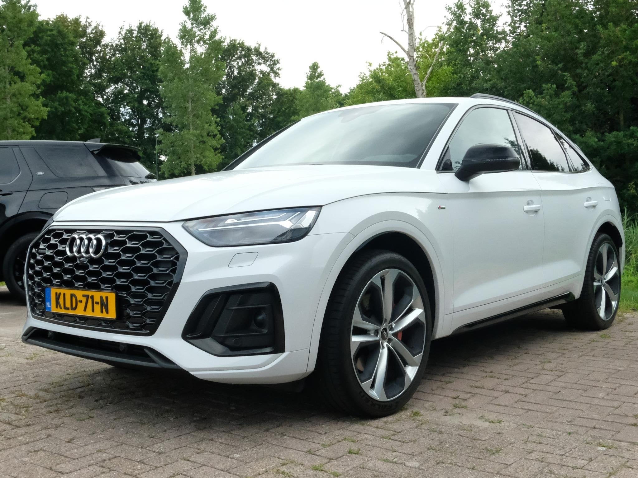 Audi Q5 Sportback 55 TFSI e S edition 367 PK | S Line | Trek, 14 kWh, Gebruikt, 4 cilinders, Wit