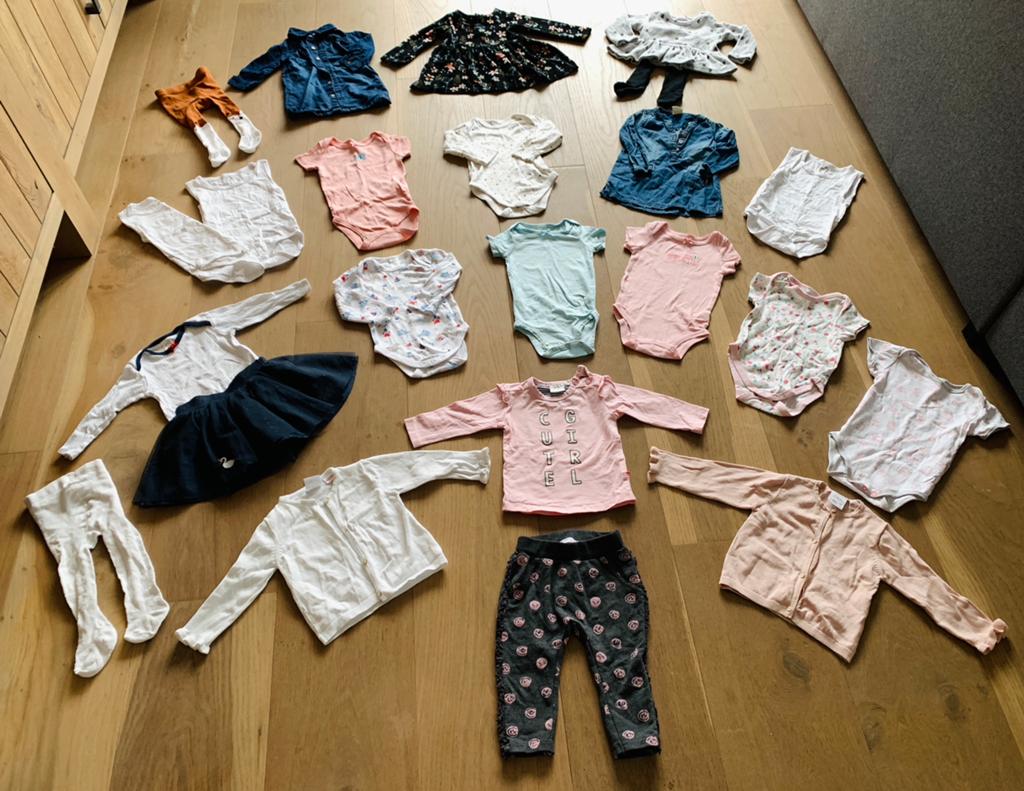 🌸 Baby zomer kleding pakket meisje 74 ☀️ Rompers/jurkjes, Kinderen en Baby's, Babykleding | Maat 74, Ophalen of Verzenden, Zo goed als nieuw