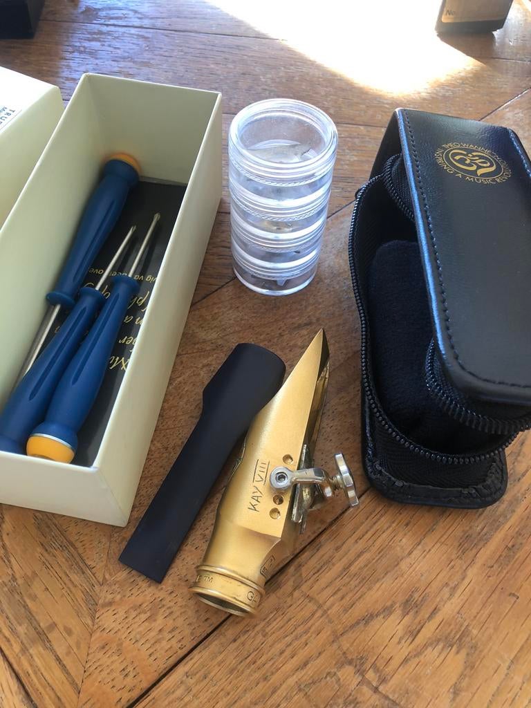 Theo wanne Gaia Gold 8 Tenor sax mondstuk, Ophalen of Verzenden, Tenor