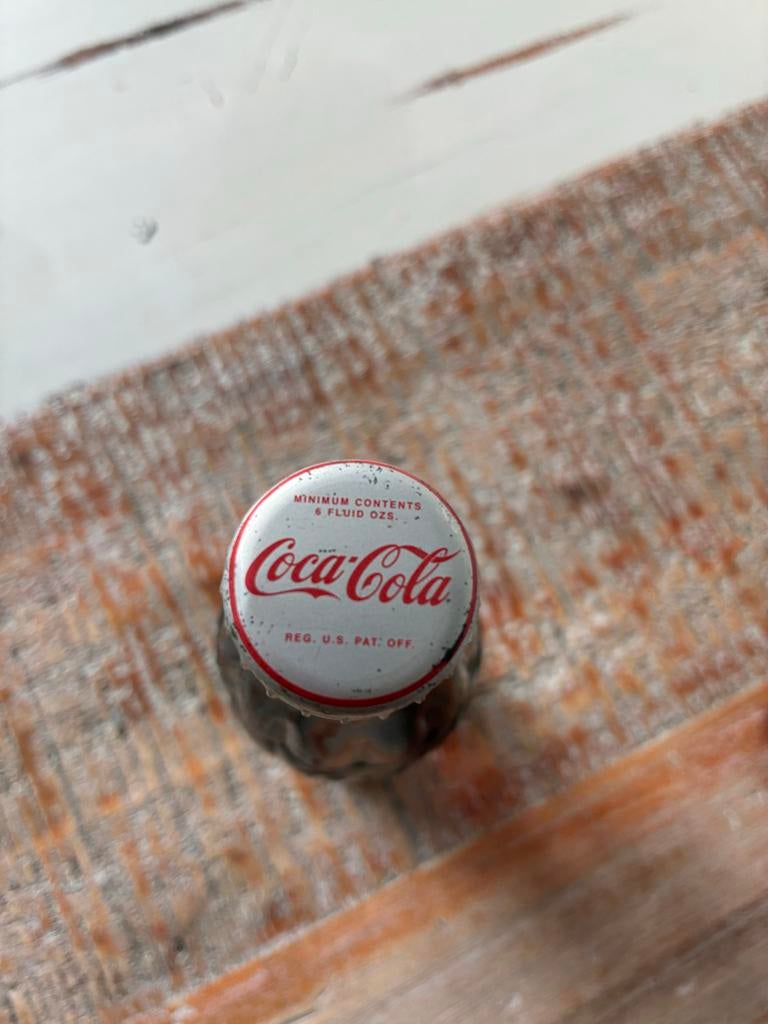 Vintage Coca-Cola flesje met dop - Ongeopend, Ophalen of Verzenden, Nieuw