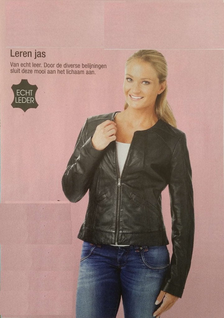Leren jas. Gloednieuw. Mooi. Van echte leer. Maat XL, Ophalen of Verzenden, Nieuw, Maat 56/58 (XL), Zwart
