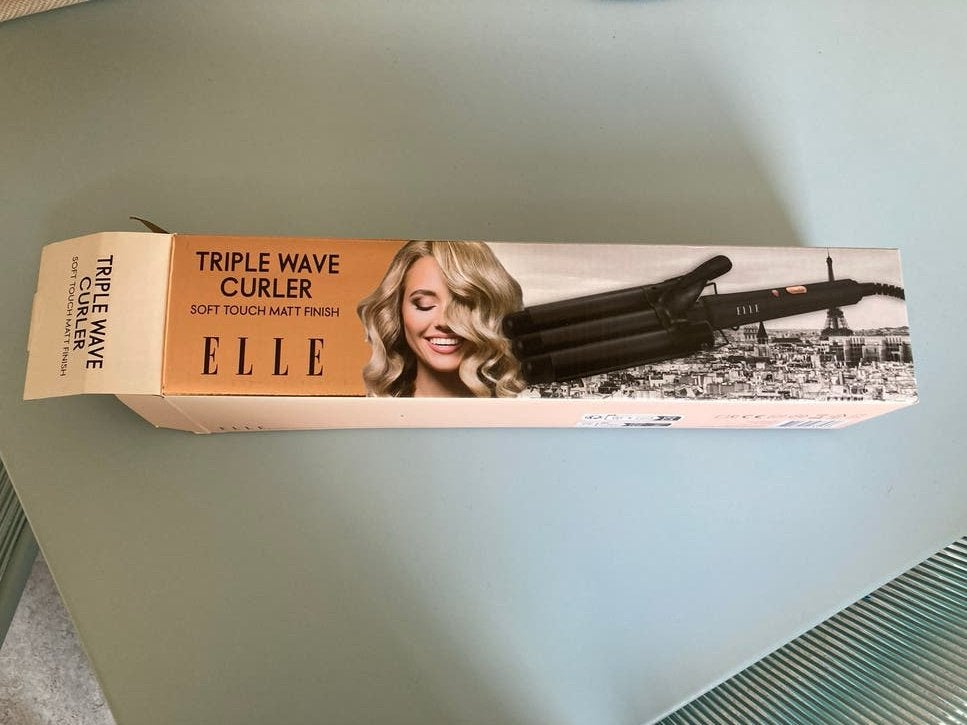 Elle Triple Wave Curler - Krultang voor golvend haar, Ophalen of Verzenden, Nieuw, Krultang of Stijltang