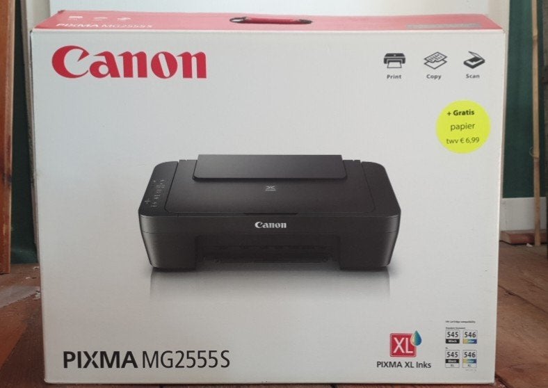 Canon Pixma MG2555S All-in-One Printer + inkt en fotopapier, Canon, Inkjetprinter, All-in-one, Nieuw