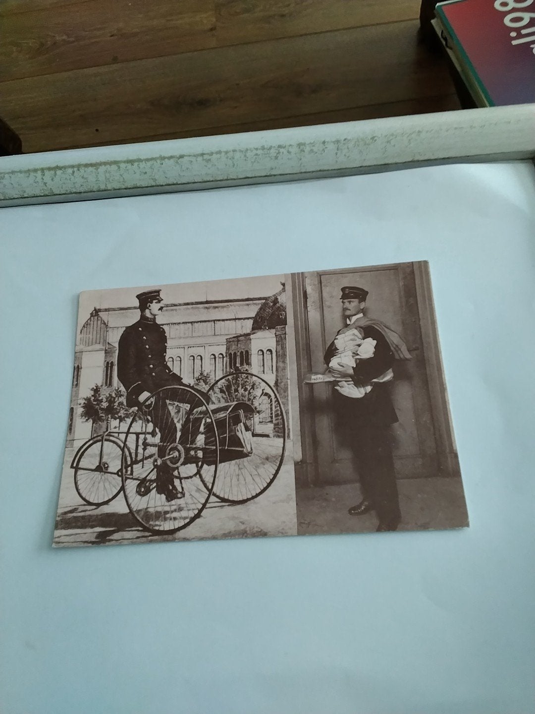 Historische Ansichtkaart: Duitse Postbodes (1923), Verzamelen, Ophalen of Verzenden, 1960 tot 1980, Gelopen