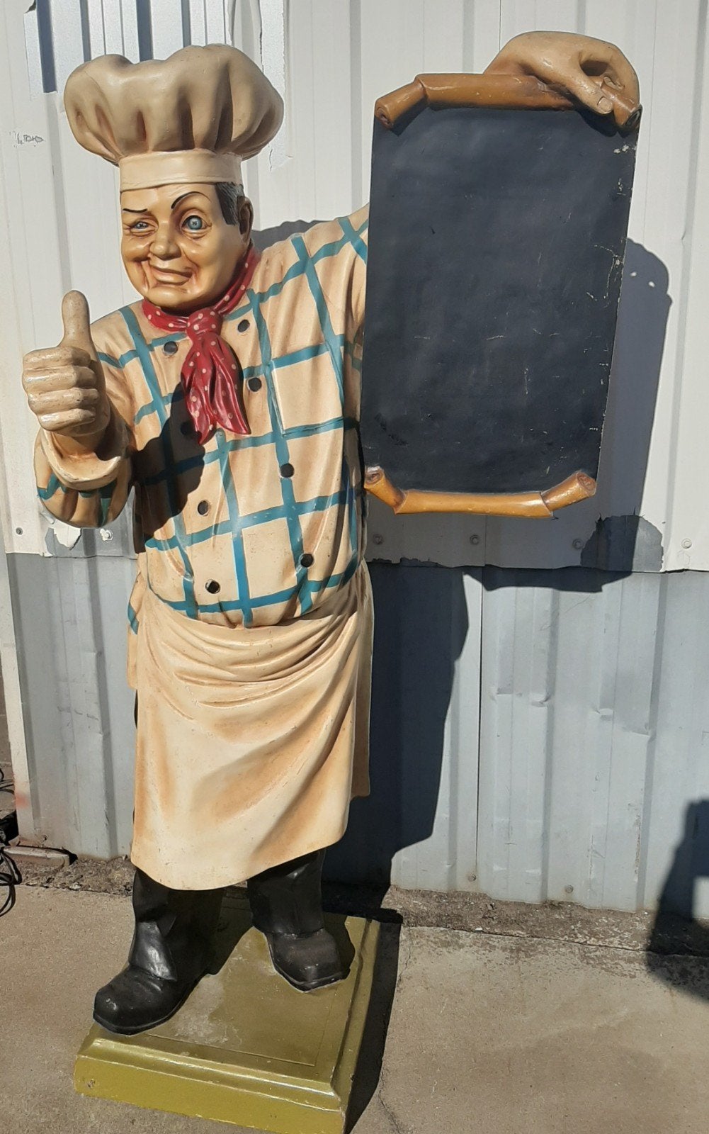 Groot bakker/kok beeld, Verzamelen, Ophalen, Gebruikt, Mens