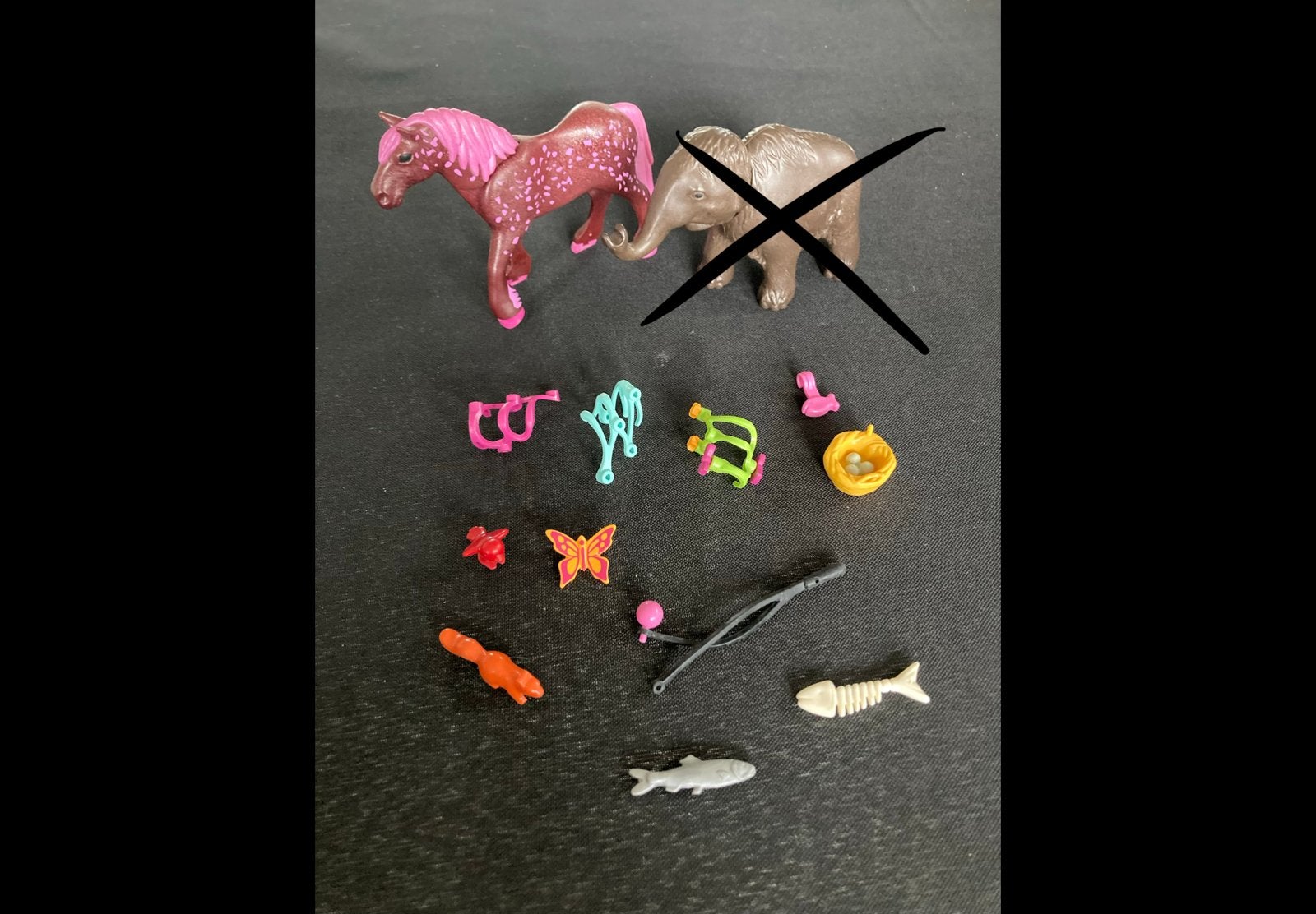 Playmobil mamoet, vlinder ed…, Ophalen of Verzenden, Zo goed als nieuw