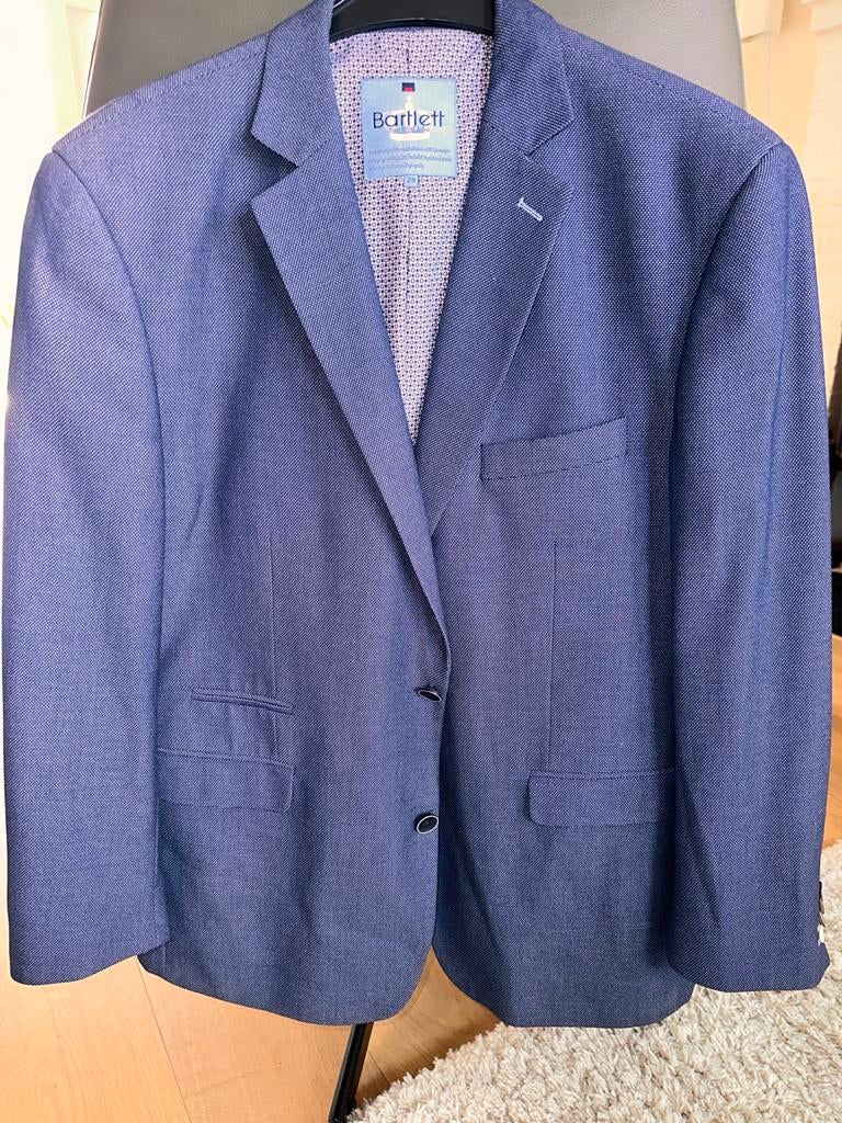 Bartlett Heren Colbert Blauw - Maat 28, Kleding | Heren, Kostuums en Colberts, Ophalen of Verzenden, Zo goed als nieuw, Maat 52/54 (L)