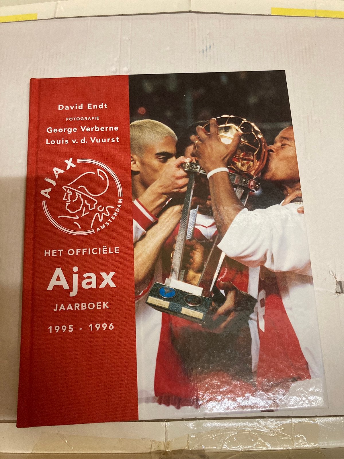 Ajax jaarboek 1995-1996, Maat XL, Ophalen of Verzenden, Zo goed als nieuw, Clubaccessoires