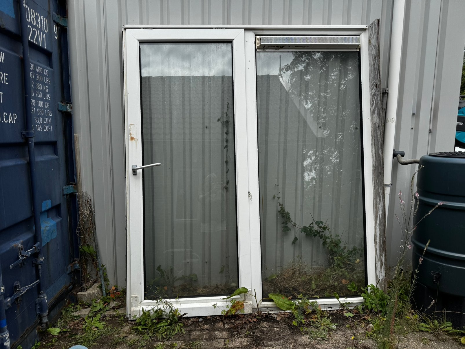 Gratis kunststof schuifpui, Ophalen, Kunststof, Gebruikt, 150 tot 225 cm