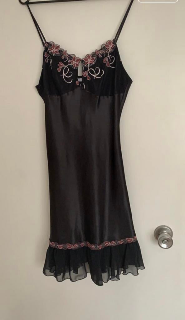 Zwart lingerie nachthemdje. Maat S/M, Kleding | Dames, Ophalen of Verzenden, Overige typen