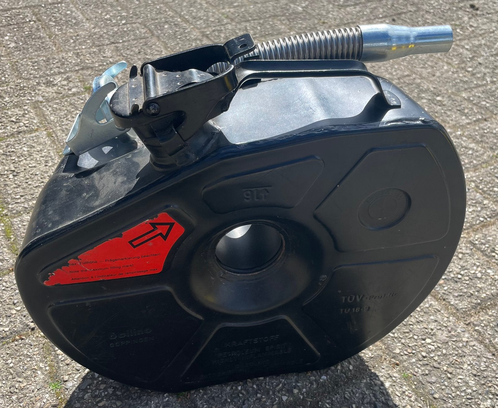 Originele BMW Bellino Jerrycan 9L voor reservewiel, Ophalen of Verzenden, Zo goed als nieuw
