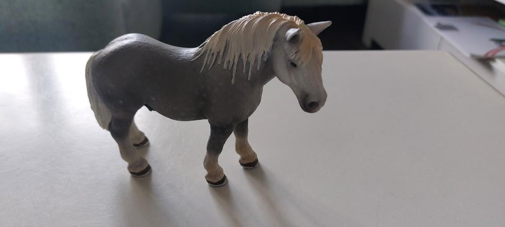 Schleich paard hengst Percheron, Ophalen of Verzenden, Gebruikt, Paard, Beeldje of Figuurtje