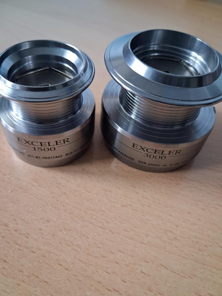 Reservespoelen Daiwa Exceler 1500 en 3000, Ophalen of Verzenden