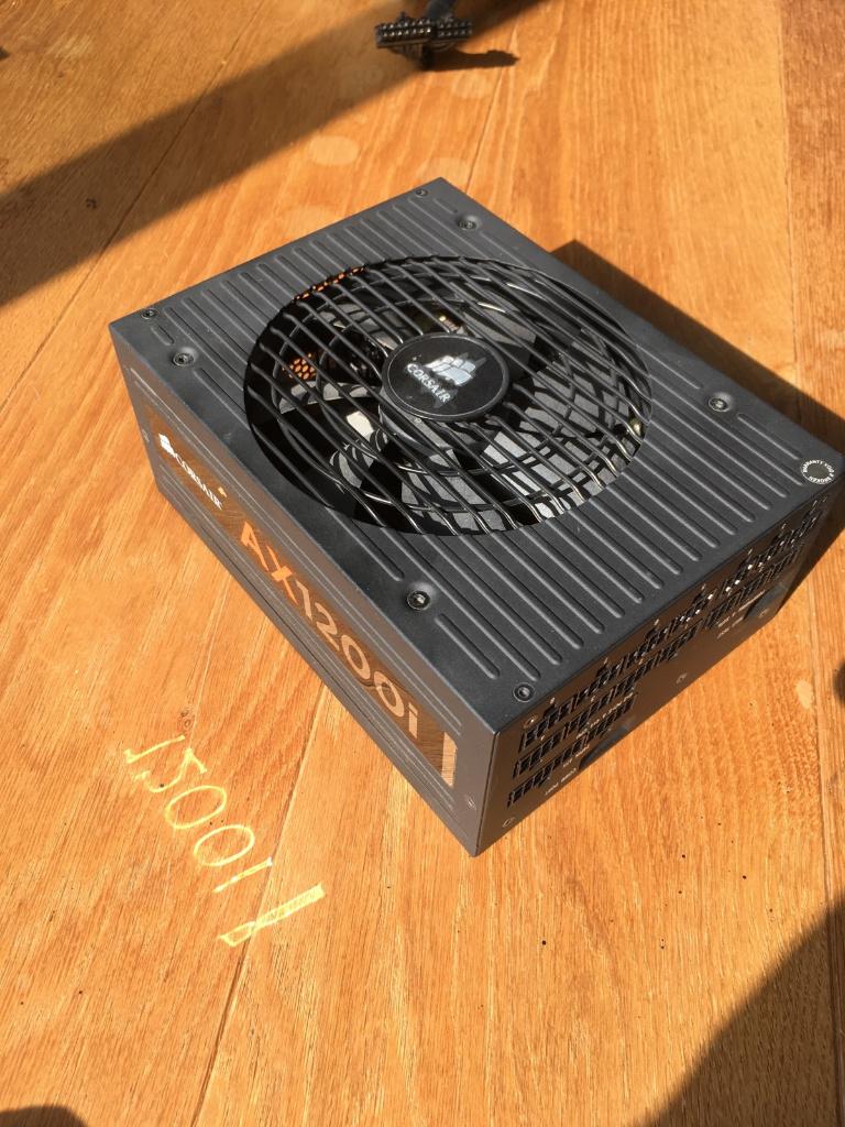 corsair AX1200i PC voeding, Ophalen of Verzenden, Zo goed als nieuw