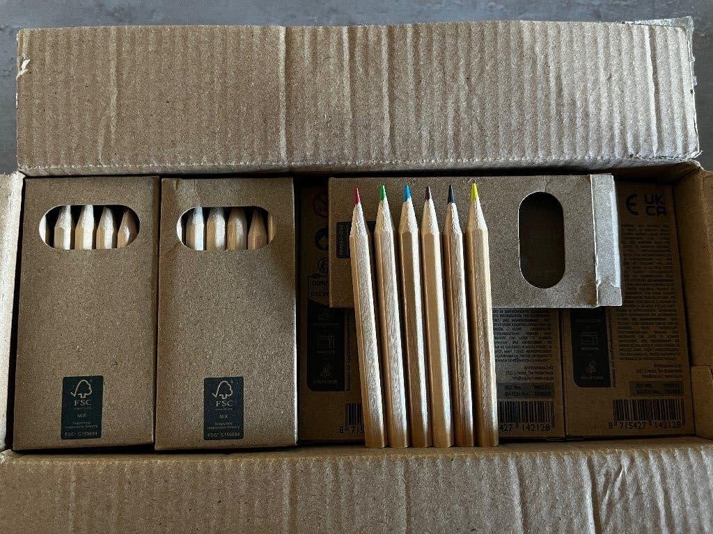 Kleurpotloodjes per 6 verpakt, Hobby en Vrije tijd, Tekenen, Ophalen of Verzenden, Nieuw, Potlood of Stift