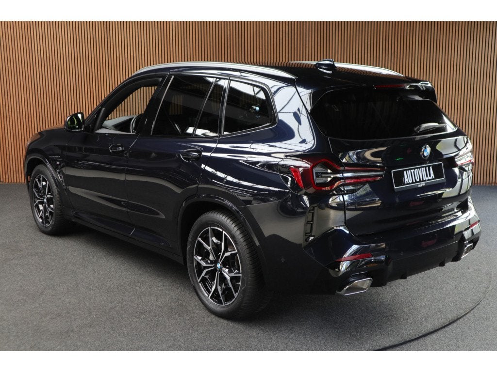 BMW X3 xDrive20i High Exe M-Pakket Leer Camera HUD ACC Navi, Gebruikt, Zwart, 4 cilinders, Zwart