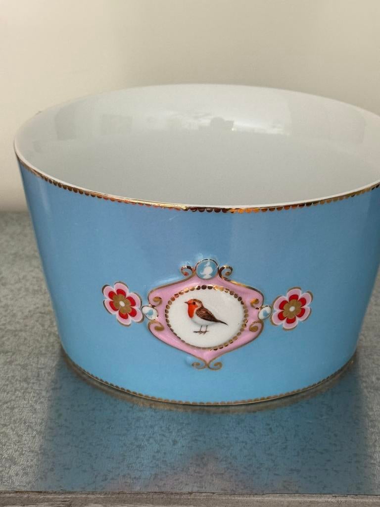 Pip Studio servies Love Birds Grote Kom 18 cm sla, Overige typen, Ophalen of Verzenden, Zo goed als nieuw, Overige stijlen
