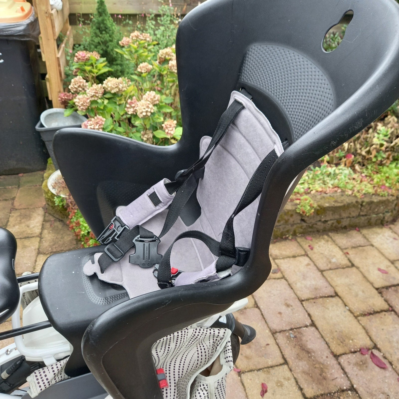 Polisport Fietsstoeltje Achterzitje - Gebruikt, Ophalen, Achterzitje, 9 t/m 18 kg, Polisport