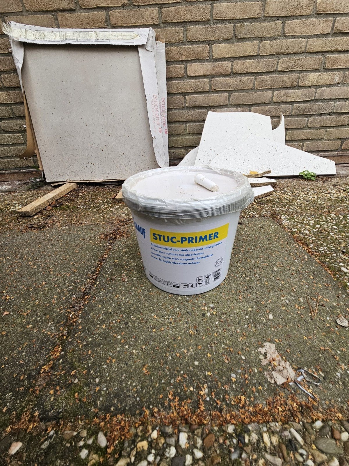 Knauf Stuc-Primer - Voorbereiding voor stucwerk, Wit, Nieuw, Ophalen of Verzenden, Verf