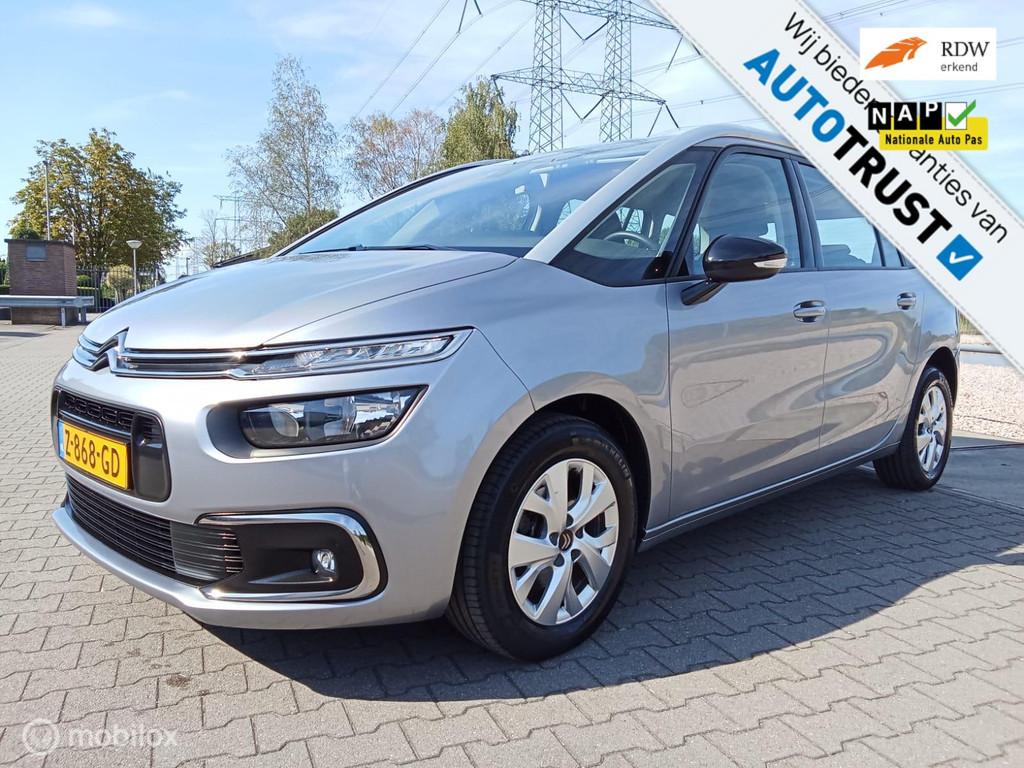 Citroen Grand C4 SpaceTourer 1.5 BlueHDI/ 7Persoons/Automaat, Auto's, Citroën, 1330 kg, Stof, Gebruikt, 4 cilinders