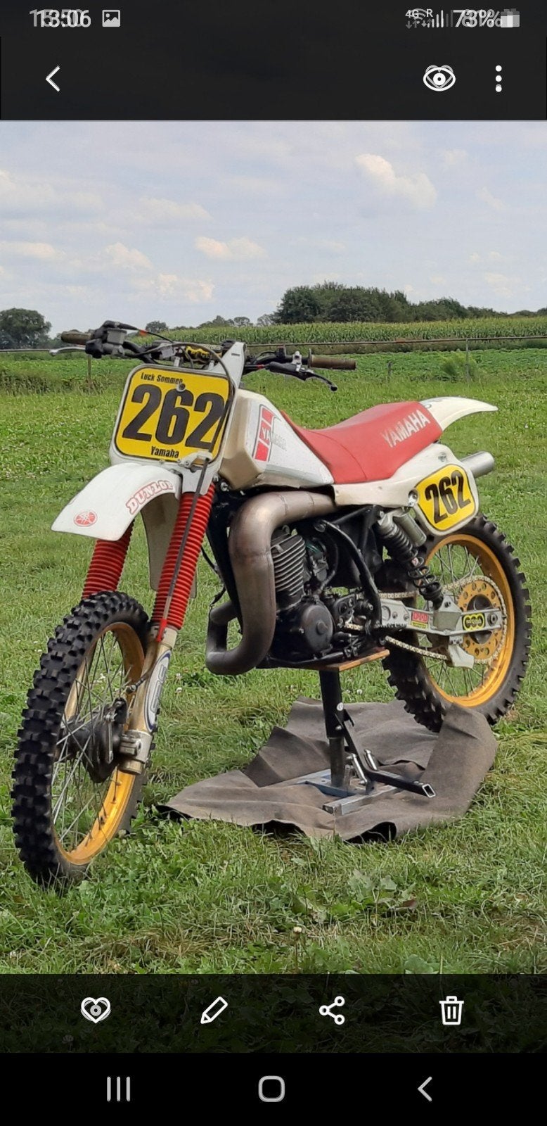 2 x yamaha yz490 twinshock 1982/83 met veel onderdelen [ tgm, Motoren, Particulier, Crossmotor