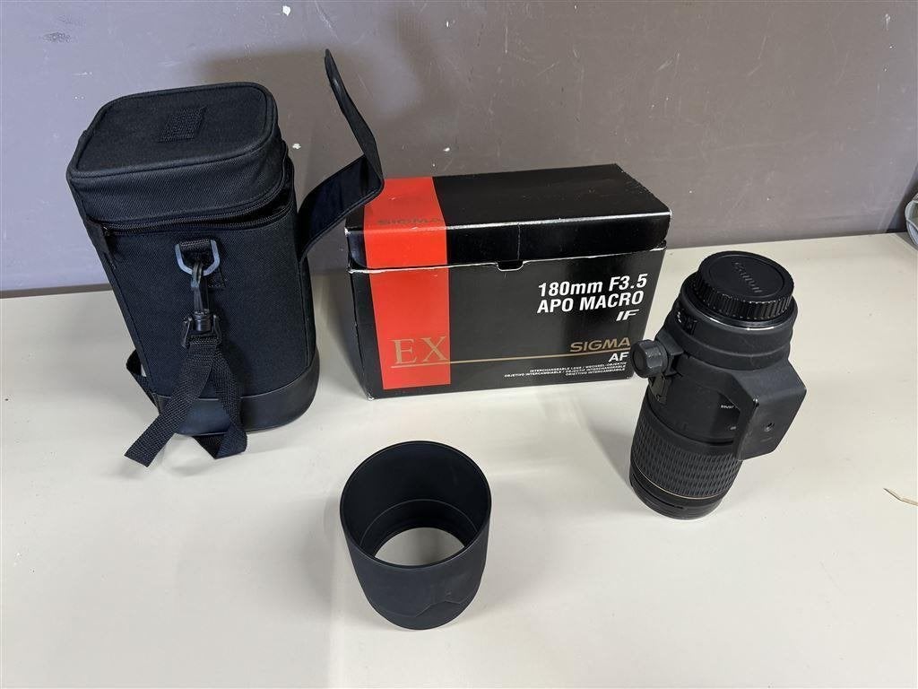 Camera lens voor Canon - Sigma 180mm f3.5 APO MACRO HSM IF, Audio, Tv en Foto, Fotografie | Lenzen en Objectieven, Ophalen of Verzenden