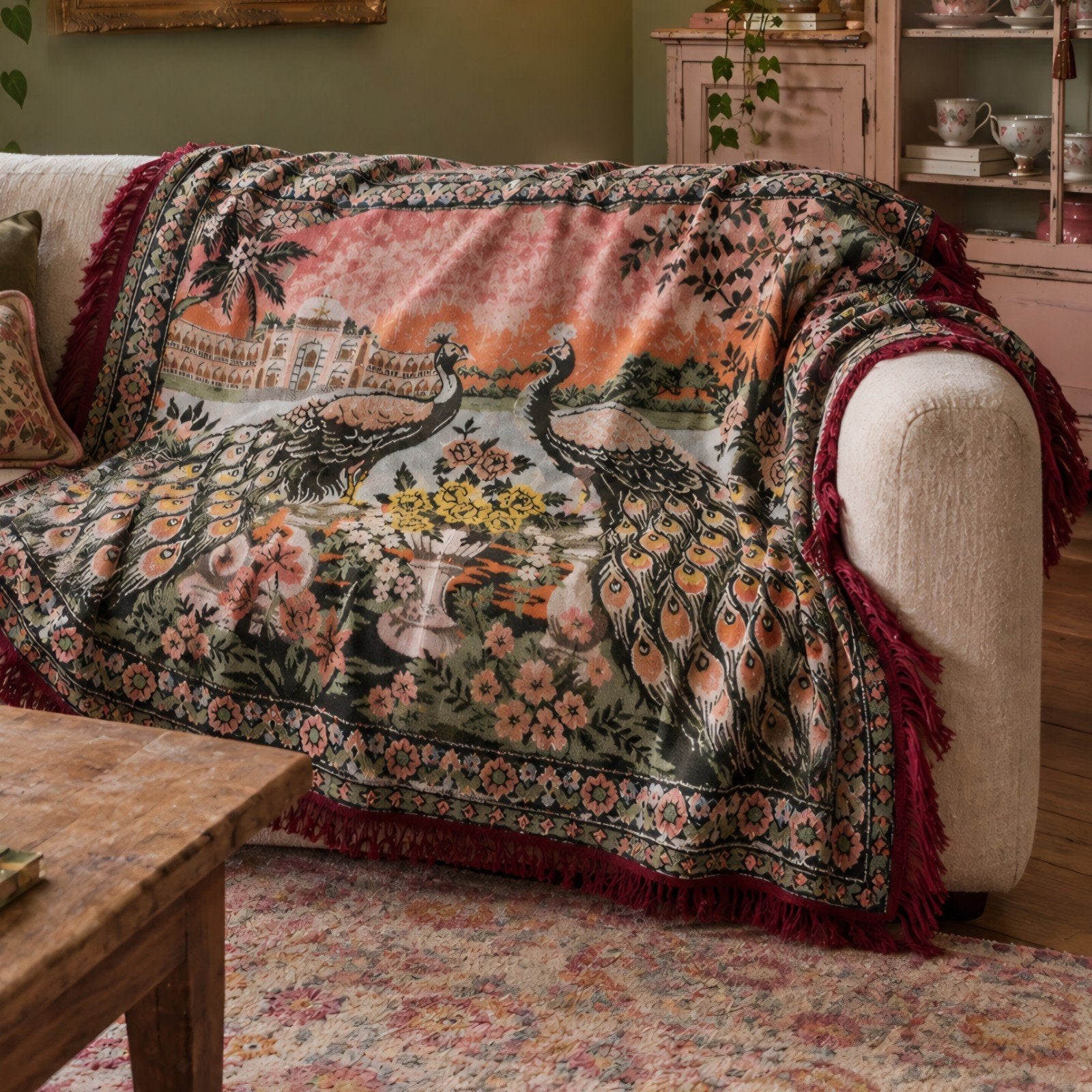 vintage wandkleed, Ophalen of Verzenden, Nieuw, Tweepersoons