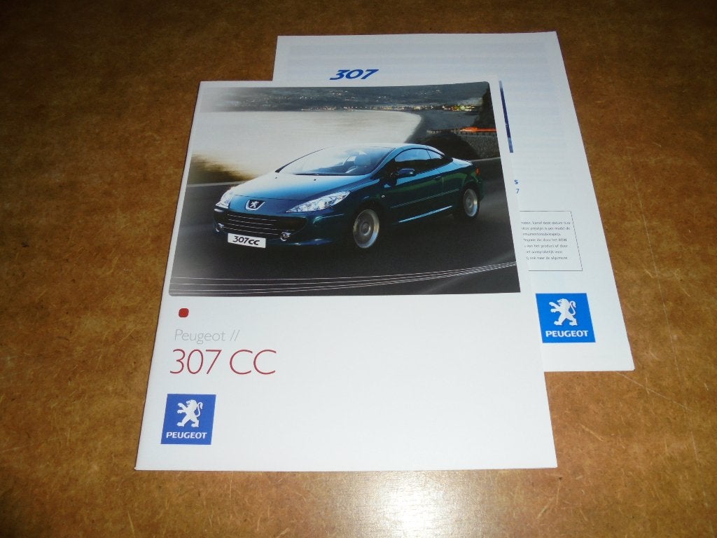 brochure Peugeot 307 CC modellen 2007, Ophalen of Verzenden, Nieuw, Peugeot