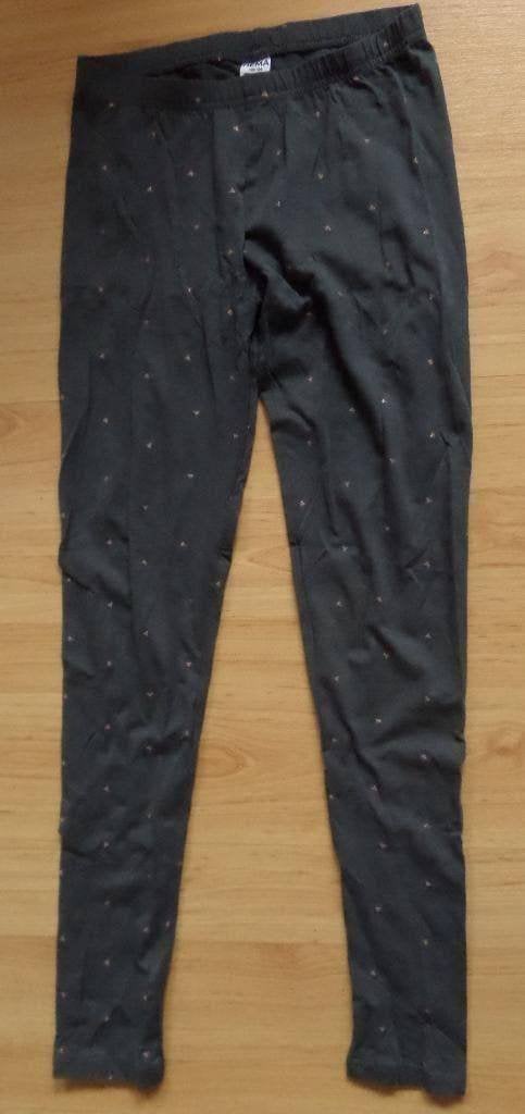 Donkergrijze katoenen Hema legging maat 158/164, Kinderen en Baby's, Kinderkleding | Maat 158, Ophalen of Verzenden, Zo goed als nieuw