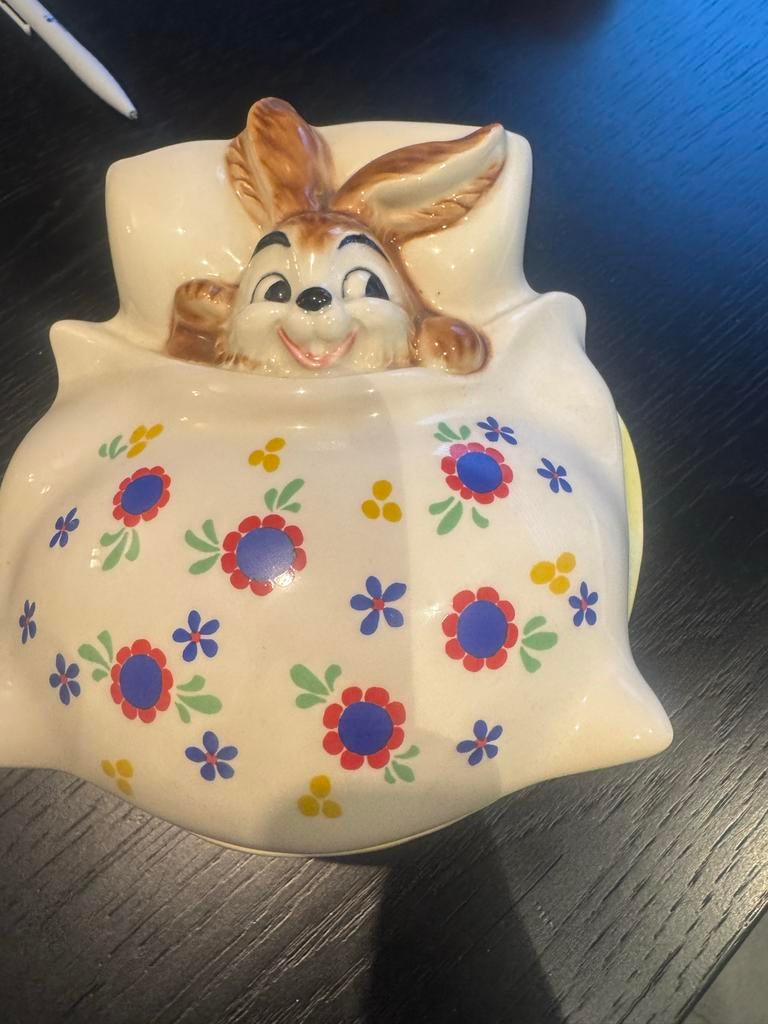 Hummel Konijn in Bed - Goebel W. Germany - Hum 33 523 11, Ophalen, Zo goed als nieuw, Hummel