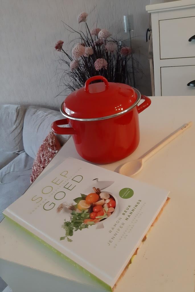 NIEUWE Soeppan+Soep Goed Kookboek, Ophalen of Verzenden, Zo goed als nieuw