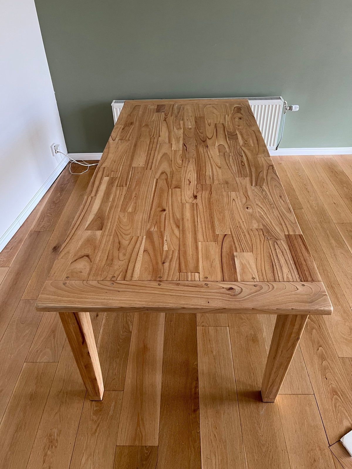 Eettafel teakhout, Ophalen, Teakhout, 200 cm of meer, 50 tot 100 cm