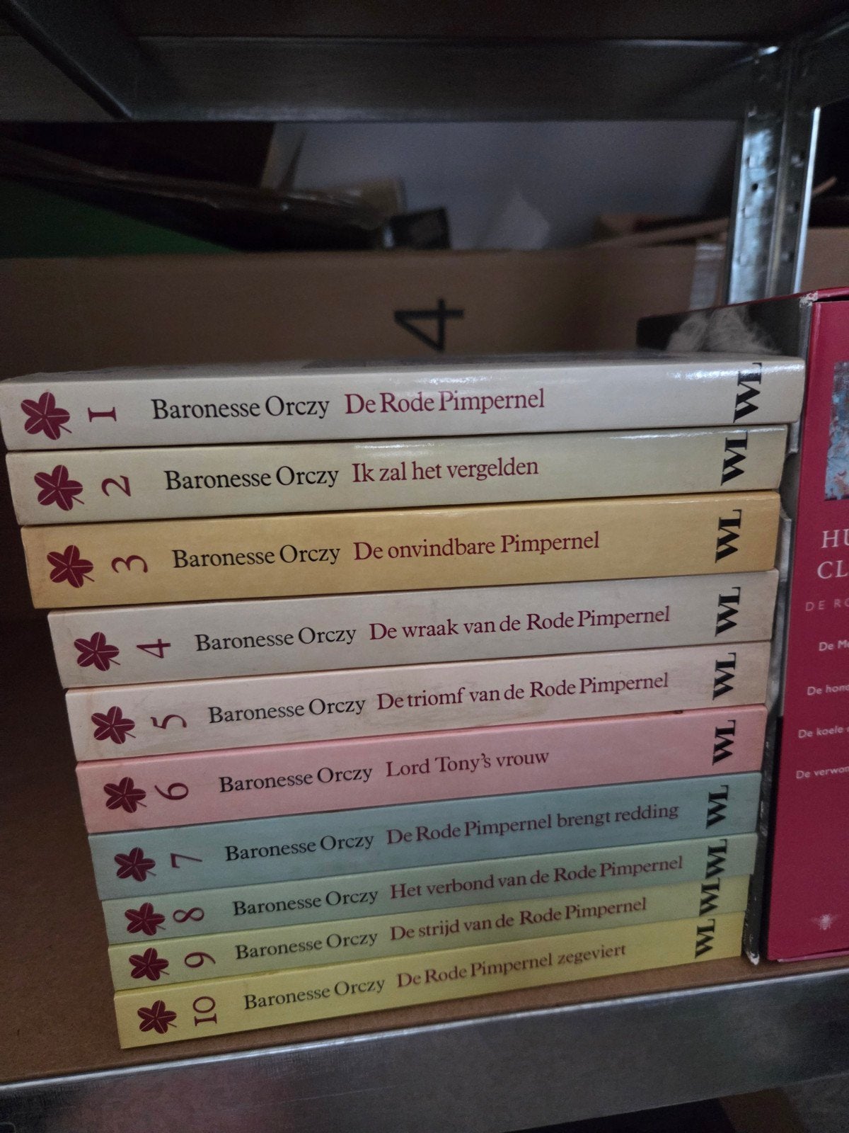 De Rode Pimpernel / Baronesse Orczy - Complete serie 1 tm 10, Boeken, Ophalen of Verzenden, Gelezen