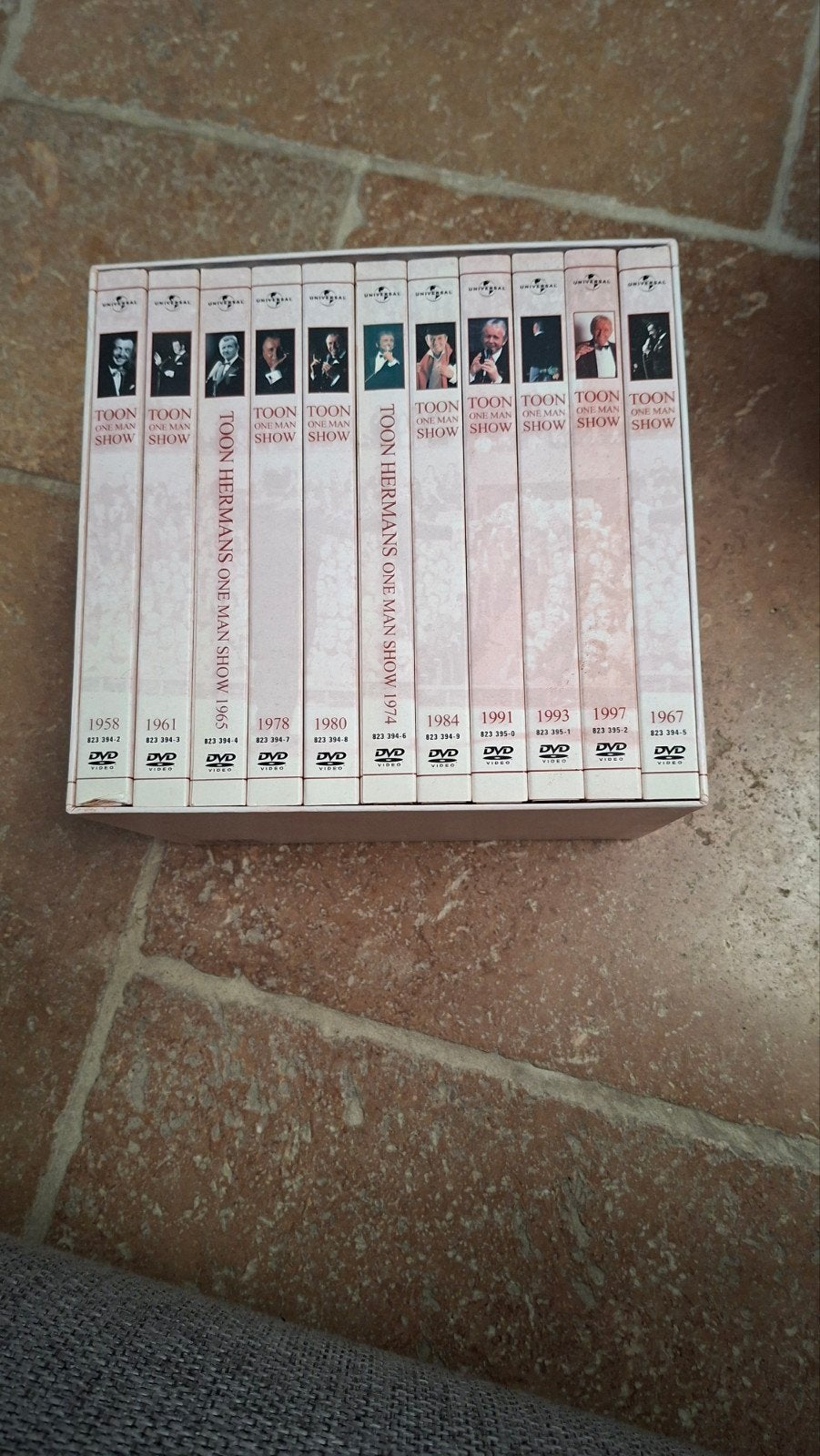 Toon Hermans One Man Show DVD Collectie (10 DVD's), Gebruikt, Alle leeftijden, Nederlands, Komedie