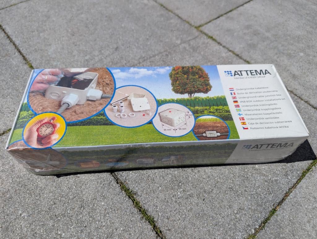 Atttema ondergrondse kabel doos met hars, Ophalen of Verzenden, Nieuw