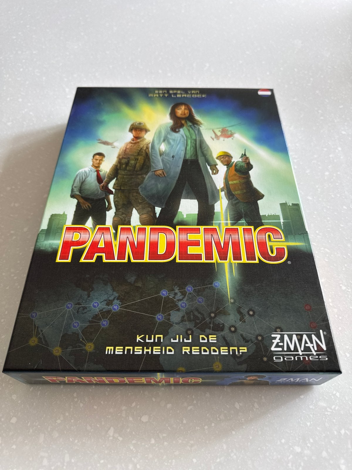 Pandemic Bordspel - Red de Mensheid van Z-Man Games, Drie of vier spelers, Ophalen of Verzenden, Gebruikt