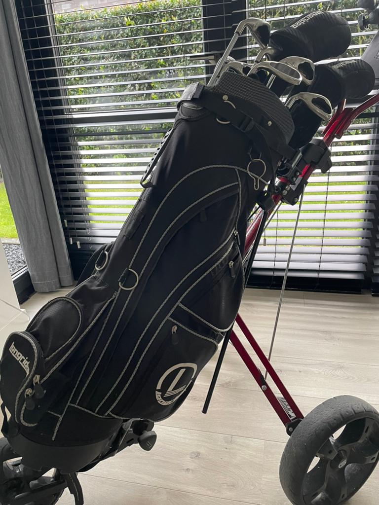 Complete golfset Callaway Big Bertha+ Longridge-linkshandig, Sport en Fitness, Golf, Ophalen, Gebruikt, Set, Callaway
