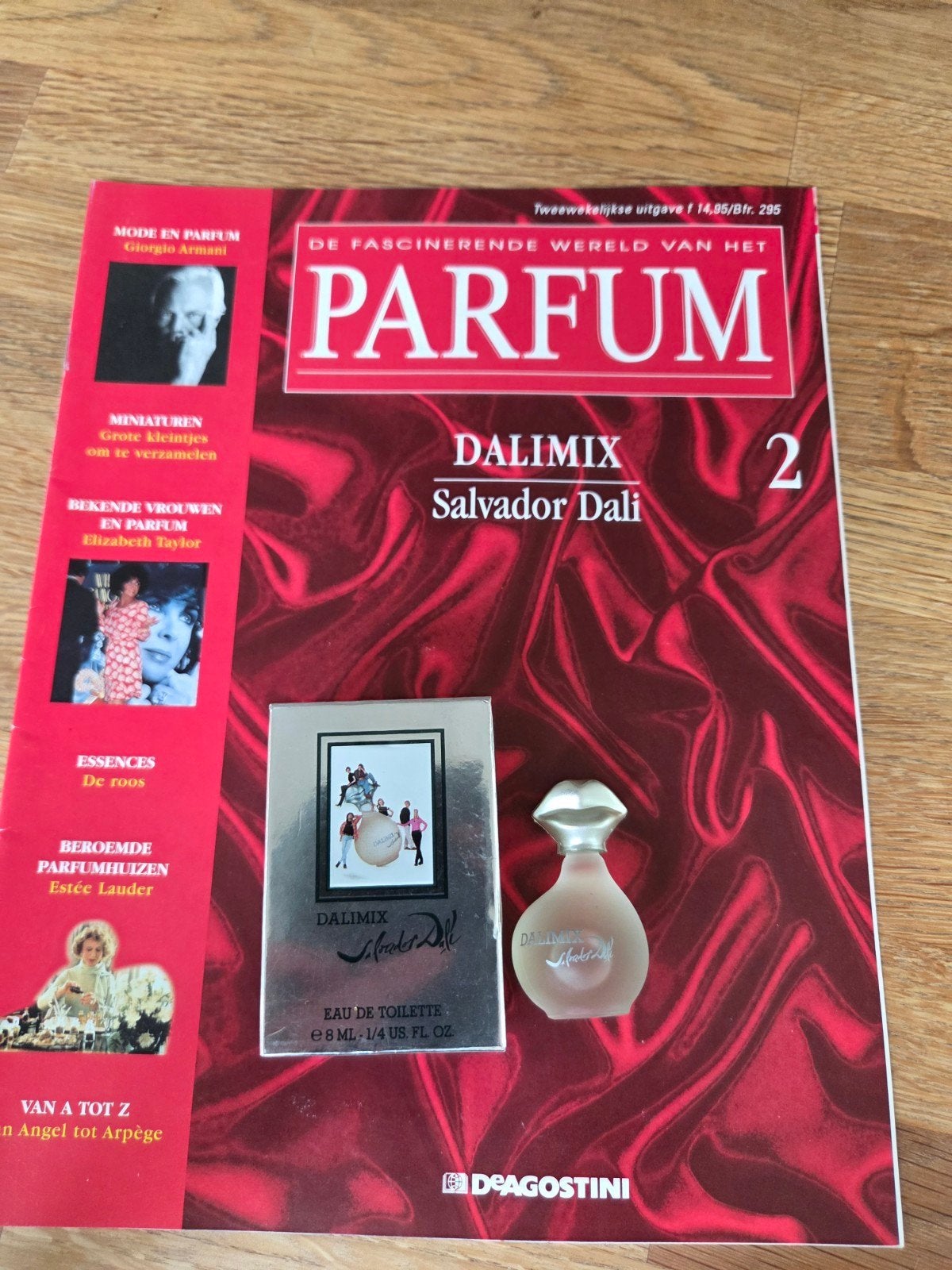 2 Dalimix Salvador Dalí Eau de Toilette 8ml - Vintage Parfum, Ophalen of Verzenden, Zo goed als nieuw