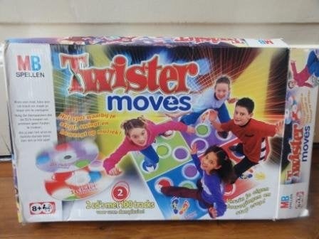 Twister Moves  -  Variatie op het bekende Twister, Ophalen of Verzenden, Zo goed als nieuw