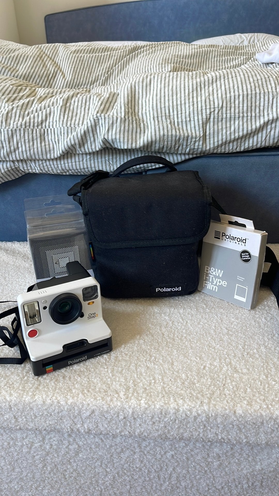 Polaroid camera One Step 2 met accessoires, Audio, Tv en Foto, Fotocamera's Analoog, Ophalen, Zo goed als nieuw, Polaroid