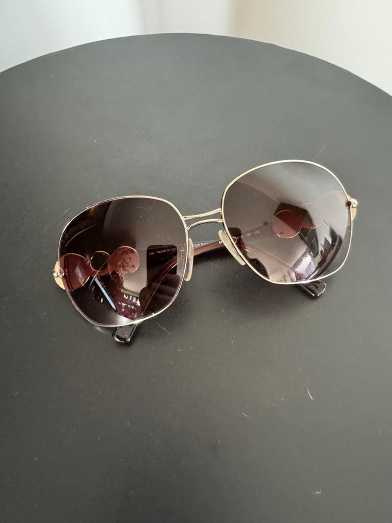 Emilio Pucci Zonnebril - bruin goud - amper gedrwgen, Overige merken, Zonnebril, Bruin, Verzenden