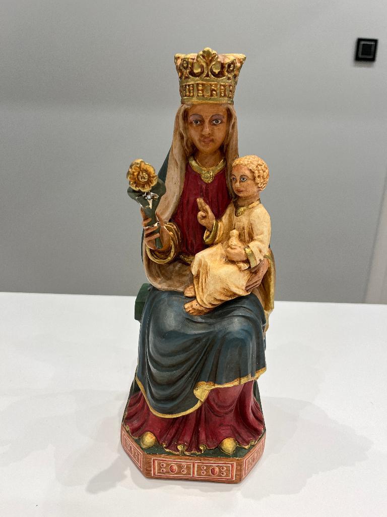 Heilig beeld, maria met kind, Ophalen of Verzenden, Gebruikt, Beeld(je)