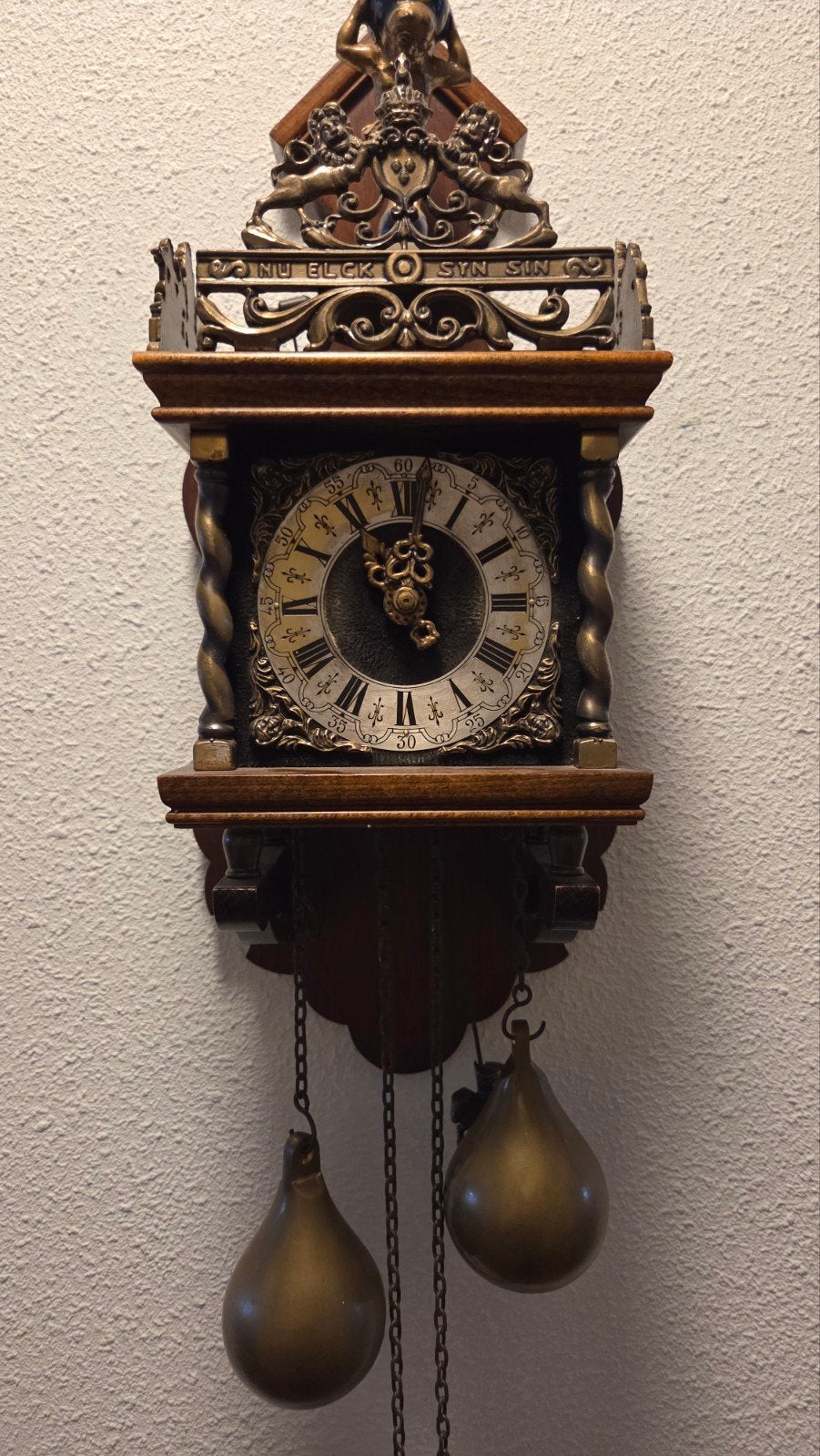 Antieke Friese / Zaanse Stoelklok, Antiek en Kunst, Antiek | Klokken, Ophalen