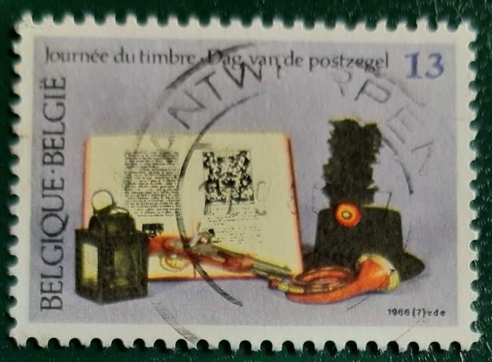 Belg jaar 1986 cob nr 2210, Verzenden, Gestempeld, Gestempeld