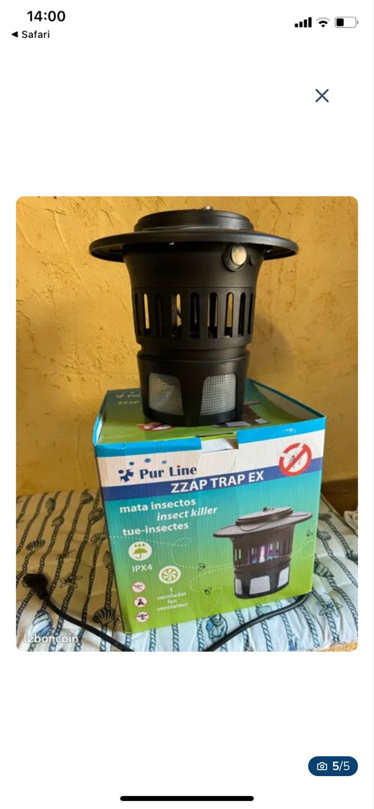 Pur Line ZZAP TRAP EX Insect Killer - Nieuw in doos, Ophalen, Nieuw