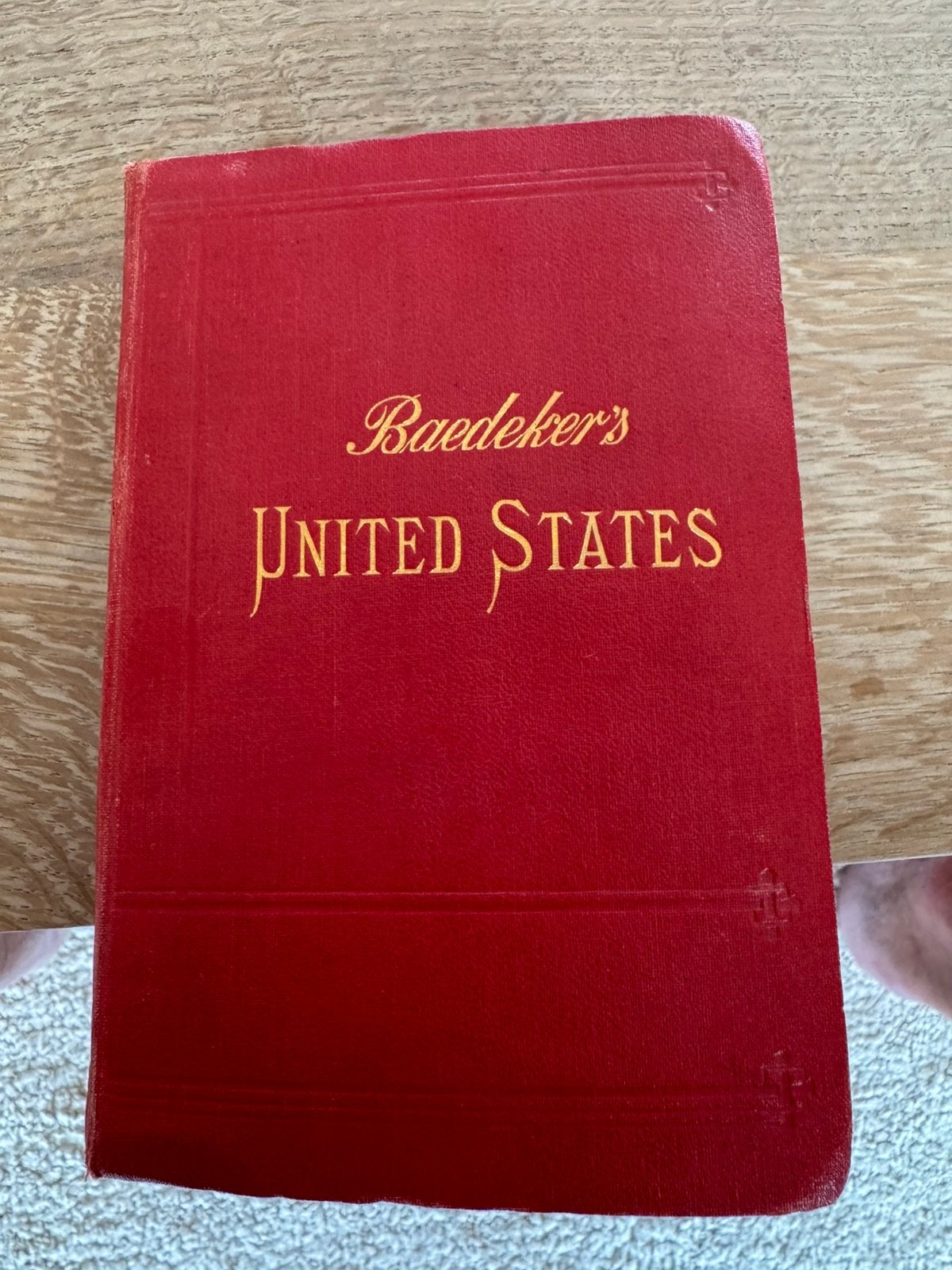 Baedeker’s Guide Book USA 4th revised edition 1909, Antiek en Kunst, Verzenden